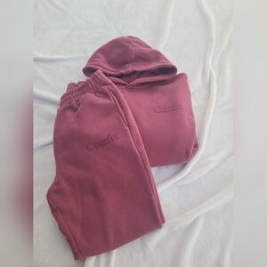 Comfirt Berry Hoodie and Sweatpants Set